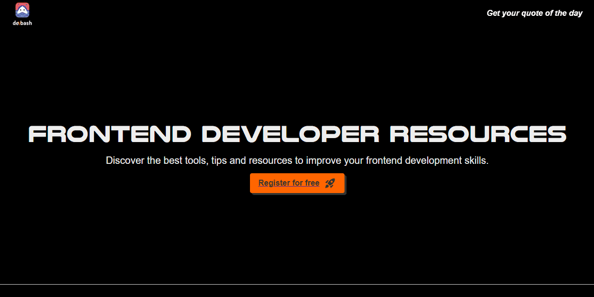 Picture of DevDash project